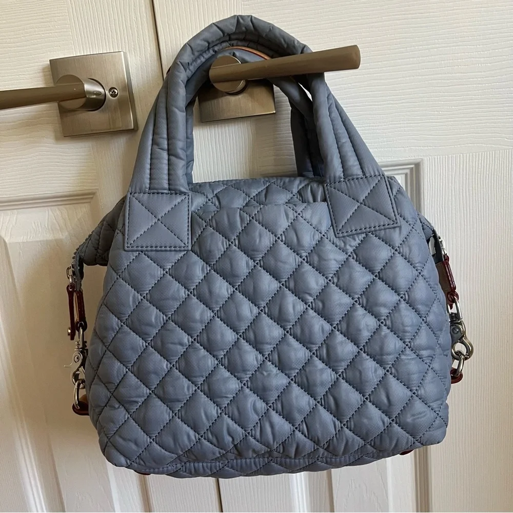 MZ Wallace Small Sutton Deluxe in Stone Blue - Picture 5 of 12